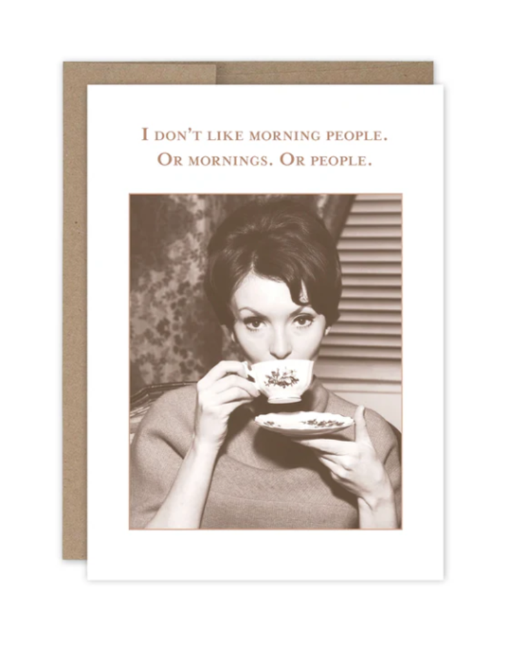 Morning Birthday Card