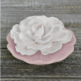 Pink Blush Ceramic Flower Diffuser/Linens on the Line