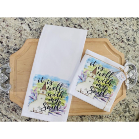 It Is Well Kitchen Towel