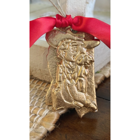 Gold Leaf Colonel Reb Ornament