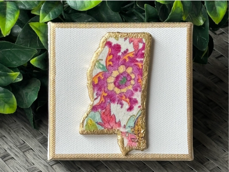 MS Tobacco Leaf Canvas Art