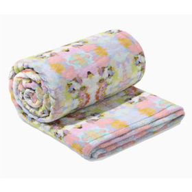 Brooks Ave. Pink Fleece Blanket