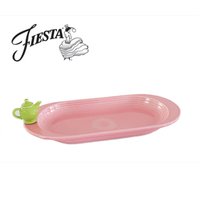 Nora Fleming Bread Tray with Teapot Mini