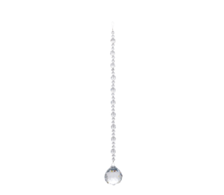 13.5in Crystal Drop Ornament