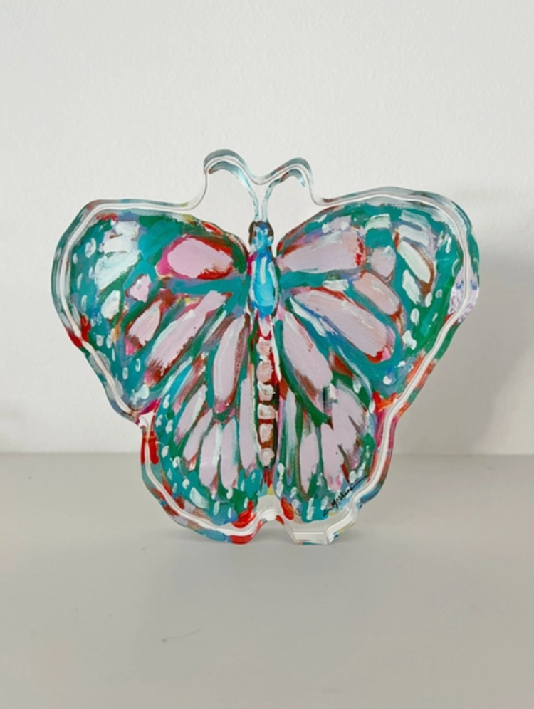 Butterfly Acrylic Block
