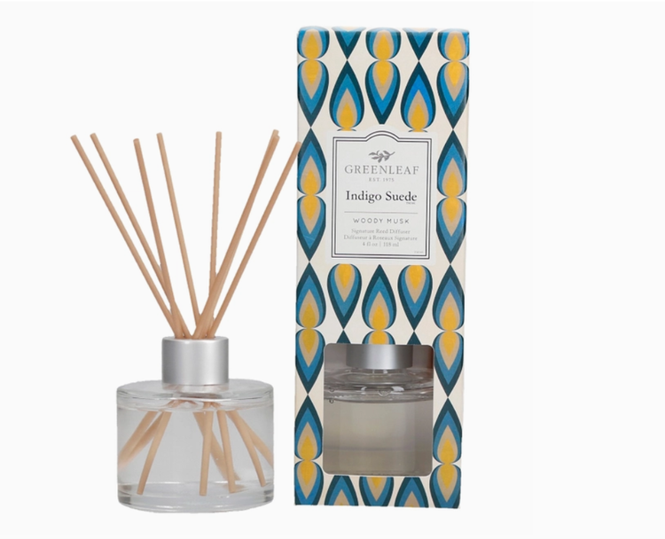 Indigo Suede Reed Diffuser