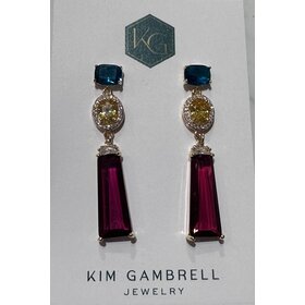 Rose Bar Citrine Oval