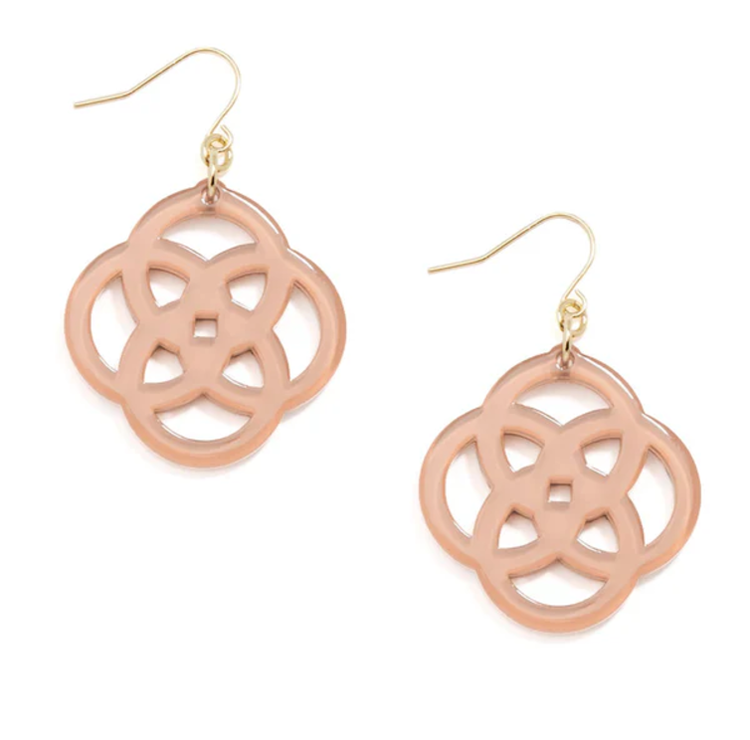 Clover Earring Beige