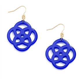 Clover Earring Cobalt