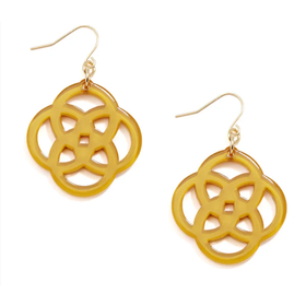 Clover Earring Honey