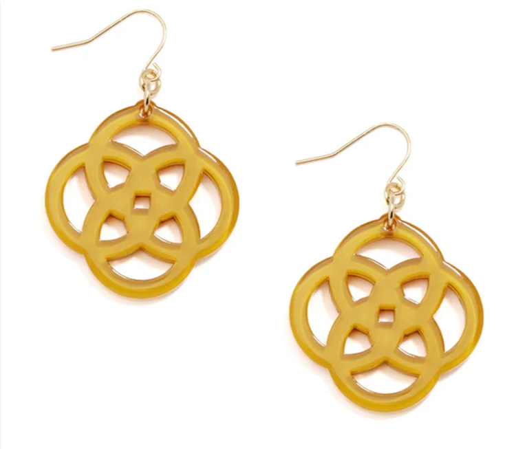 Clover Earring Honey