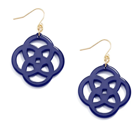 Clover Earring Navy