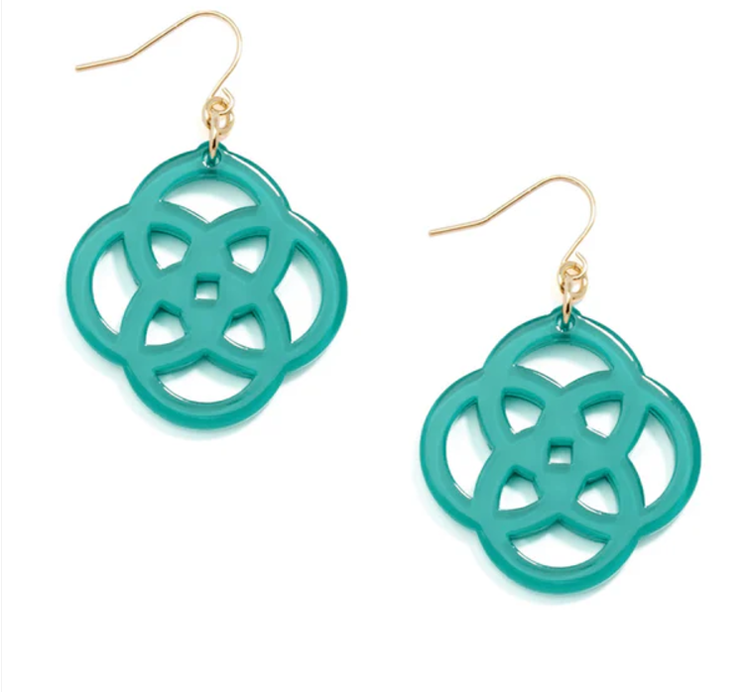 Clover Earring Teal