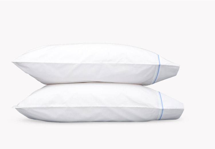 Essex Standard Case- Pair 21 x 32 Azure