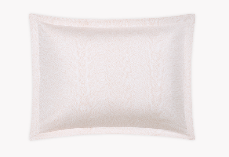 Jasper Standard Sham 21 x 27, 1.25" Flange Pink