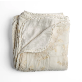 Lynette Bed End Blanket - Winter White