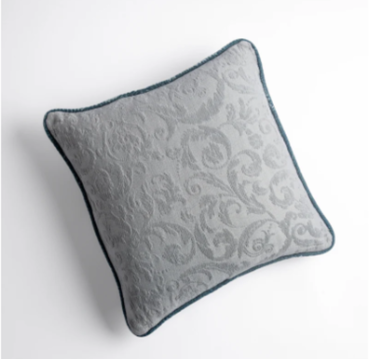 Adele Euro Shams with Silk Velvet Trim