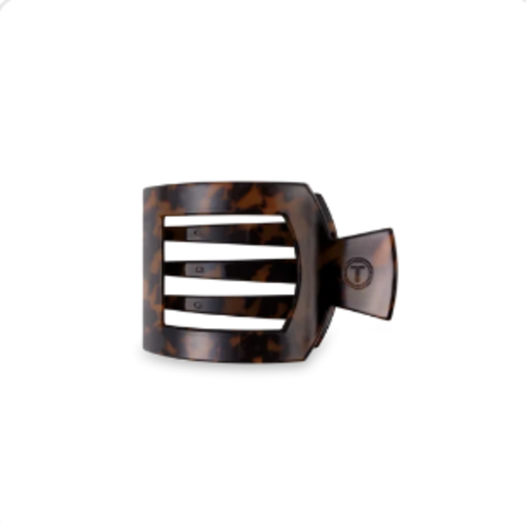 Tortoise Sm Square Flat Hair Clip
