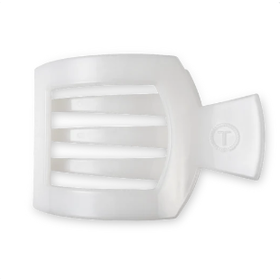 Coconut White Lg Square Flat Hair Clip