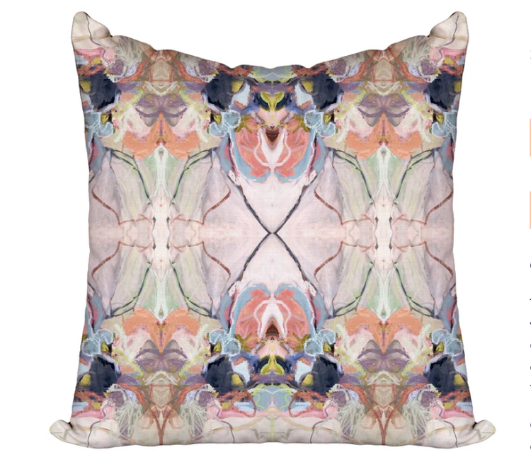 Chalks Floral 22x22 Pillow