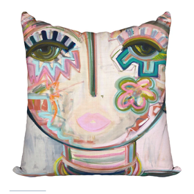 Macaroon Chica 22x22 Pillow