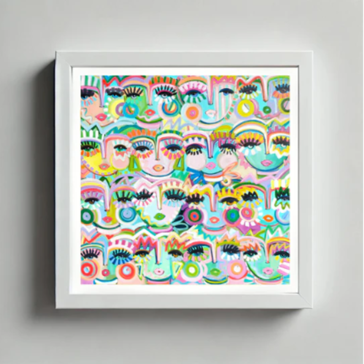 Chica Tribe Mini 8x8 Art