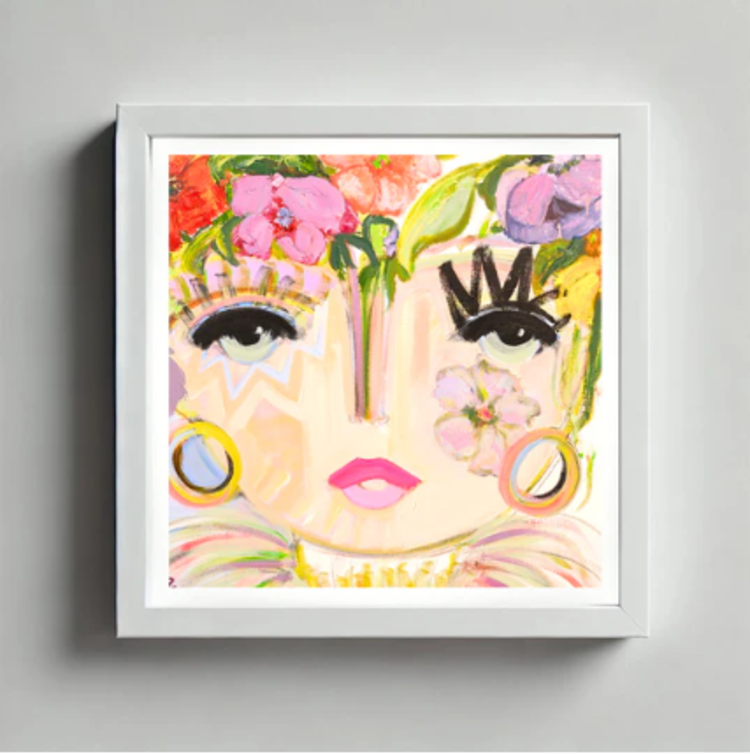 Flower Child Mini 8x8 Art