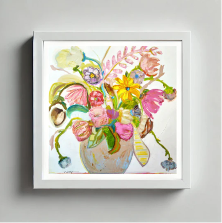 White Lotus Mini 8x8 Art