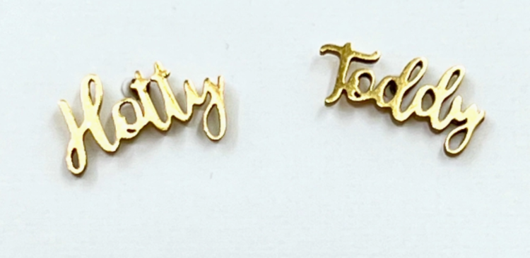 Hotty Toddy Gold Stud Earrings