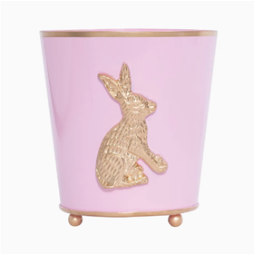 Regency Rabbit Cachepot Lt Pink