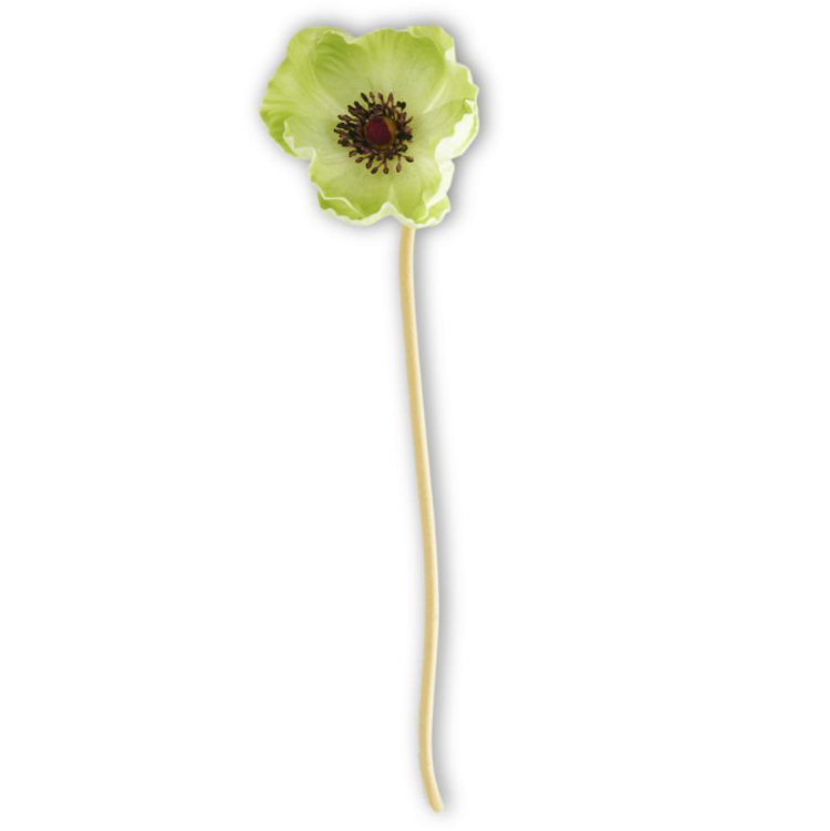 Real Touch Green Poppy 11"