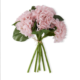 Real Touch Hydrangea Pink Bundle 13"