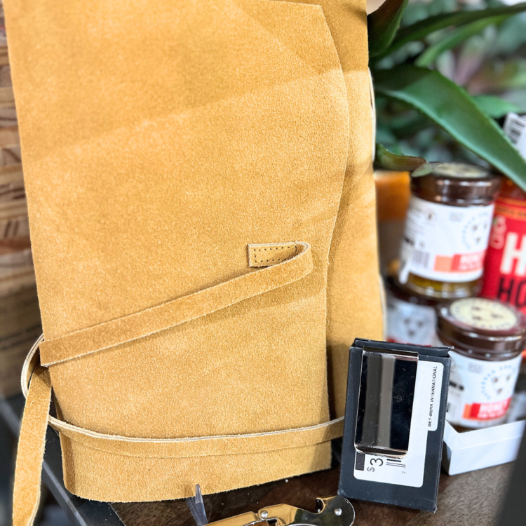 Suede Leather Bond Journal Large