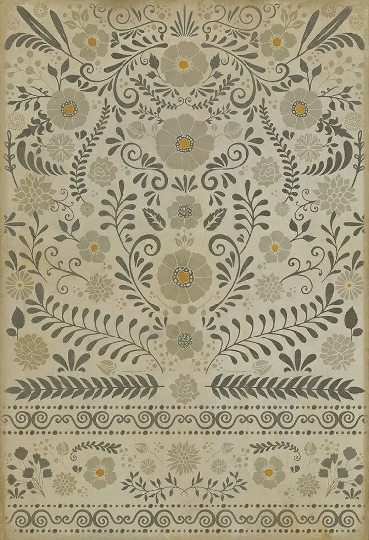 Vinyl Rug 4x6 Pattern 36