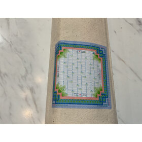 Palm Paradise Mahjong Mat