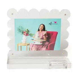 NF Scalloped Acrylic Frame