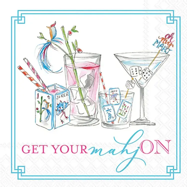 Mahjong Cocktail Napkins