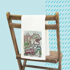 Spirit of Oxford Tea Towel