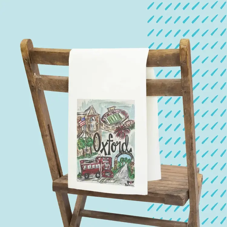 Spirit of Oxford Tea Towel