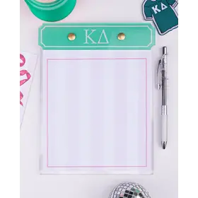 Kappa Delta Acrylic Notepad