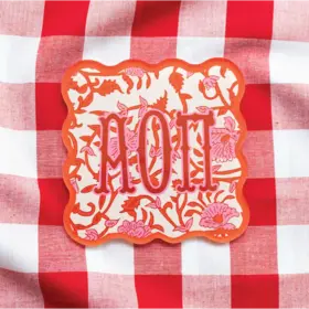 Alpha Omicron Pi Coaster