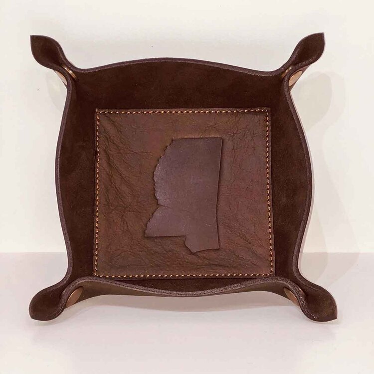 Deer or MS Embossed Leather Pocket Dumpster