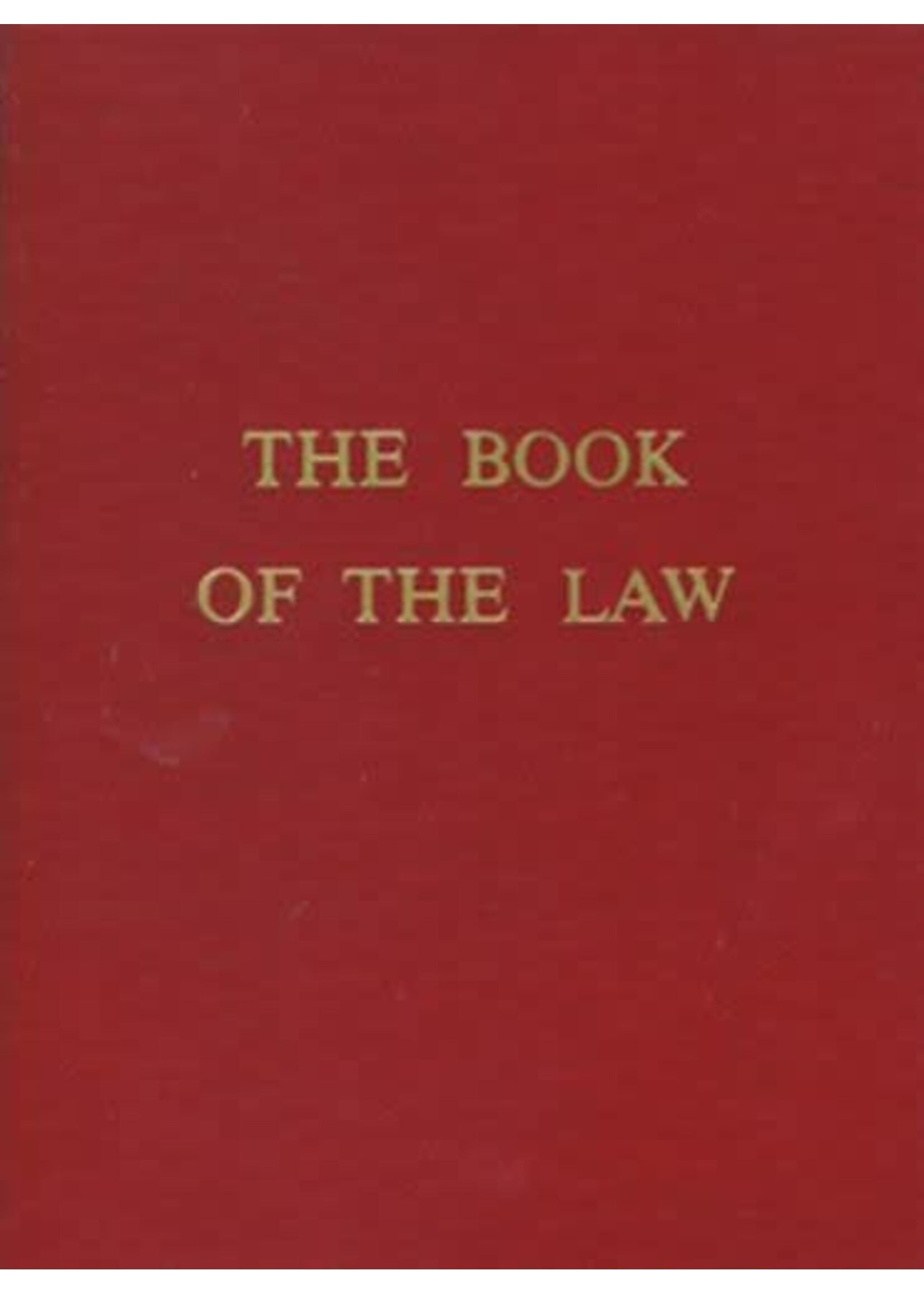 Book of the Law by Aleister and Rose Edith Crowley, Ordo Templi Orientis
