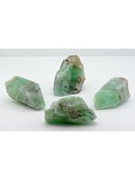 Calcite, Raw Natural Stone, Green