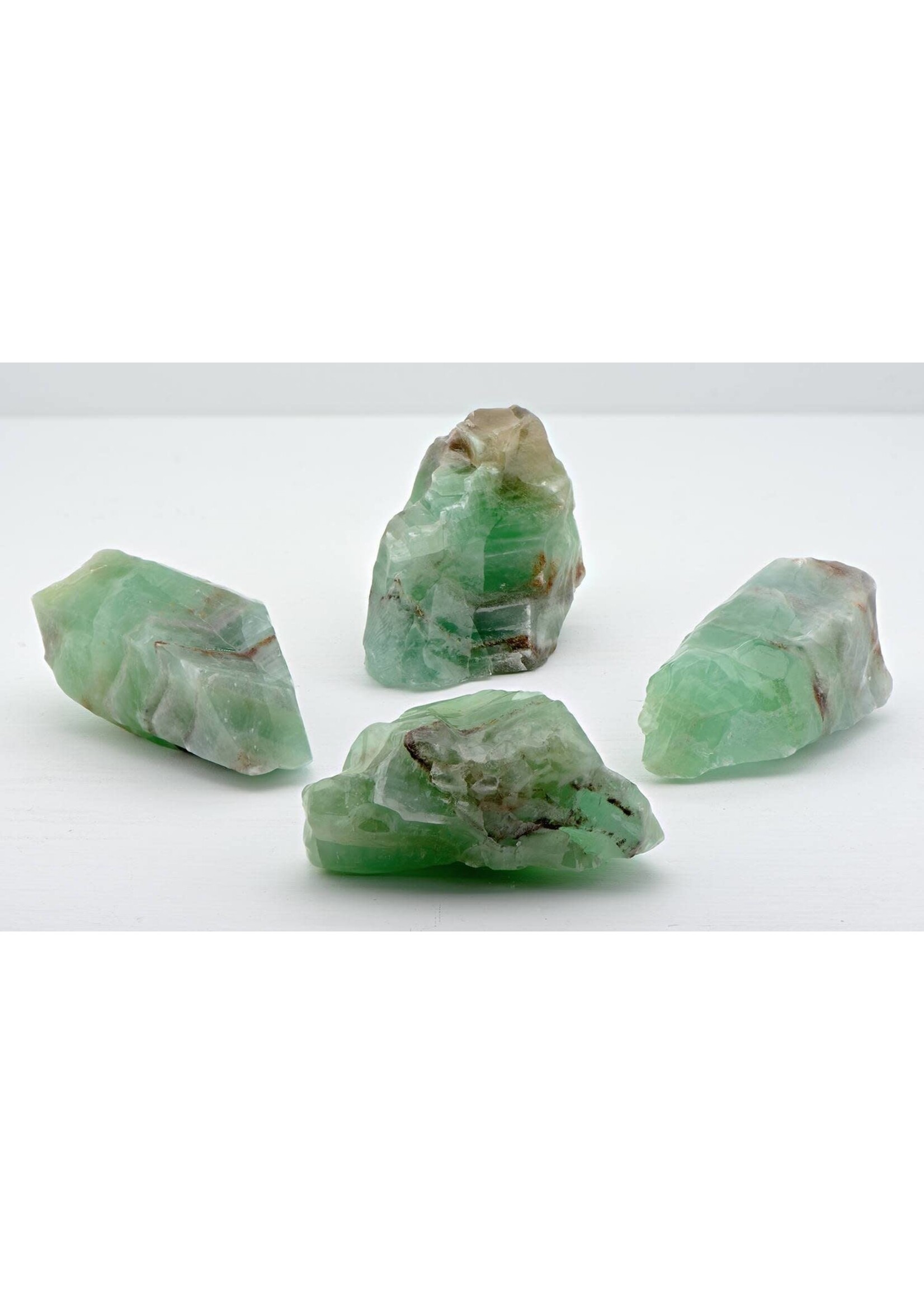 Calcite, Raw Natural Stone, Green