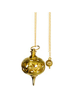Jali Caged Gold Metal Pendulum