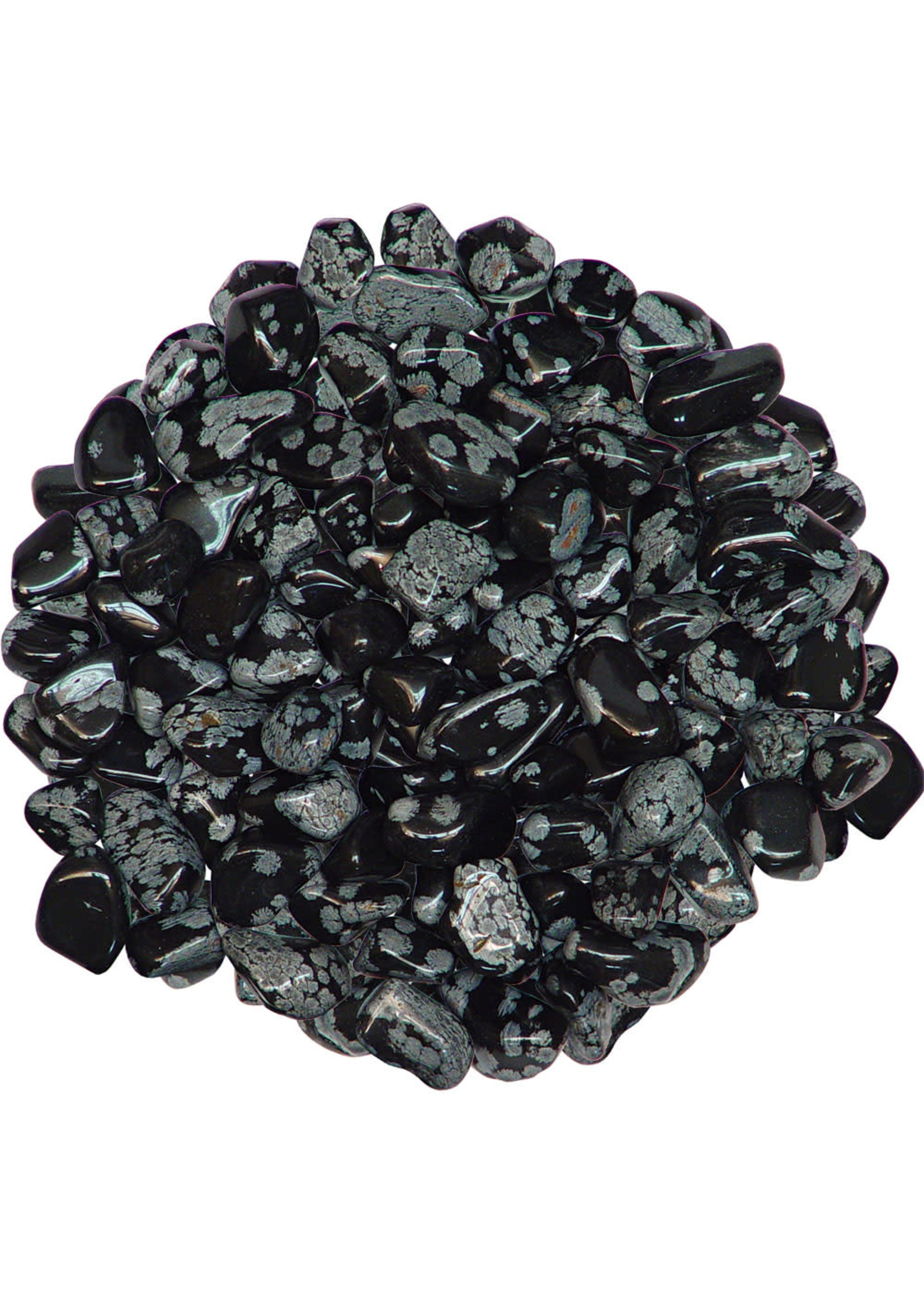 Obsidian: Snowflake - Tumbled