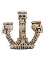 Ossuary Skeleton Triple Candle Holder
