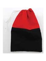 Black Red Reversing Cotton Bag