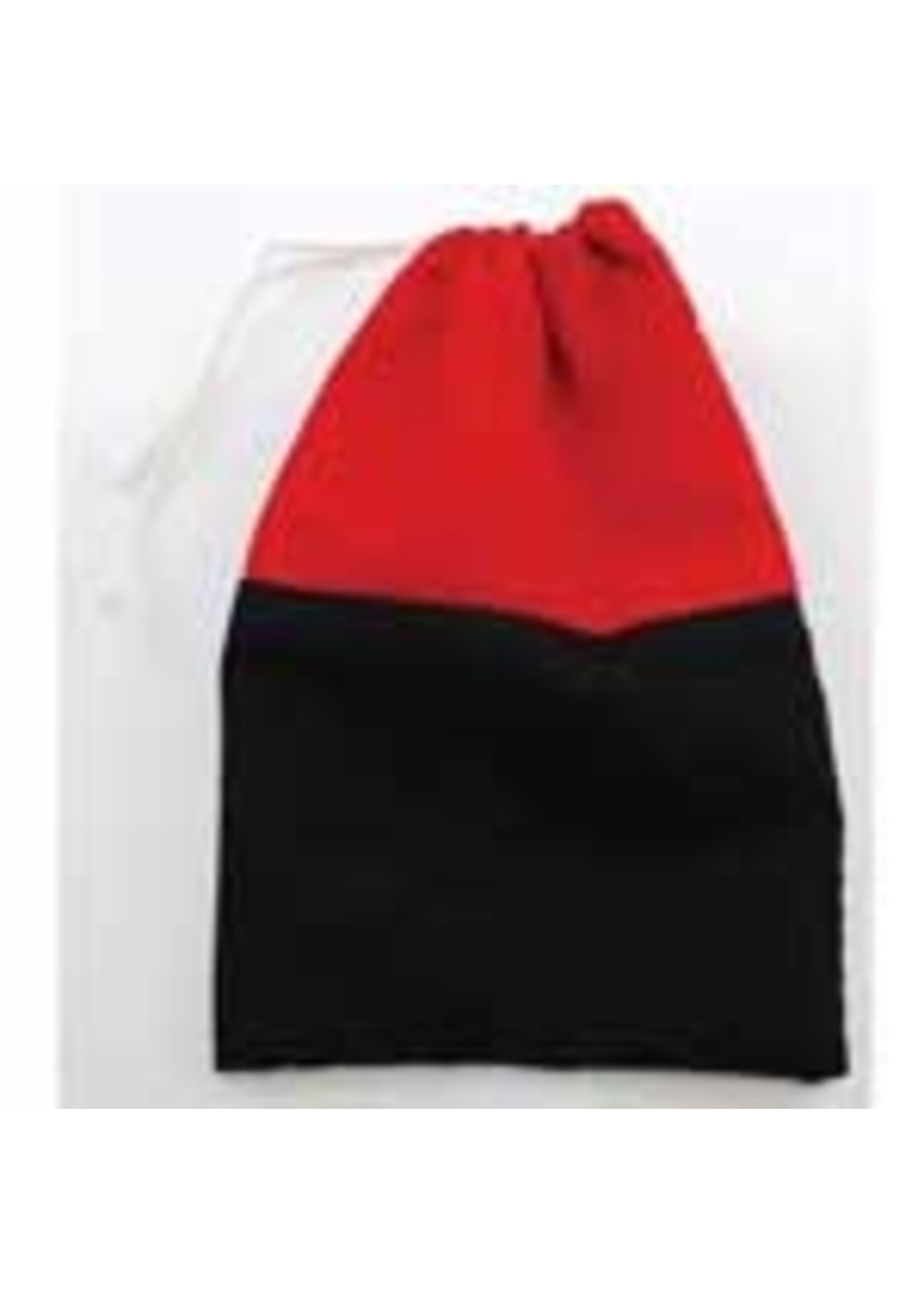Black Red Reversing Cotton Bag
